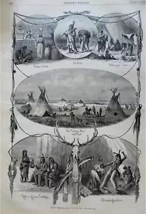 Uncle Sam Minute Man Nast art Indian Trading Harper's Reconstruction 1876 issue - Picture 1 of 10