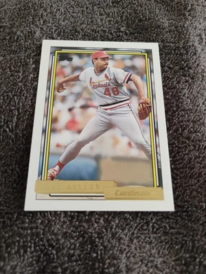 1992 Topps Gold Jose DeLeon St Louis Cardinals Baseball Card #85 - Image 1 of 2