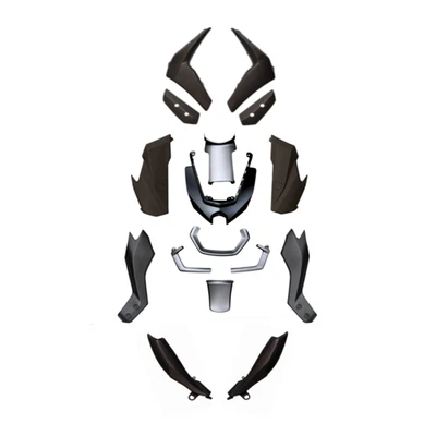 Juego de paneles de cuerpo completo magma oscuro (marrón) para Yamaha N Max 125 2025 2026 Foto 1 de 4