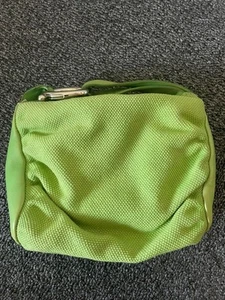 Chloe Authentic Bijou Mini Tote Bag Canvas Bag Green Leather x Cotton Italy made - Bild 1 von 24
