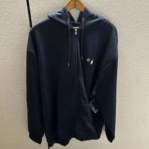 Nuevo con etiquetas Polo Ralph Lauren Azul Marino Cremallera Completa Sudadera con Capucha Chaqueta 3XLT Alta - Imagen 1 de 6