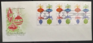 4575-4578 ArtCraft aus BROSCHÜRENSCHEIBE / 20 TEILWEISE, URLAUBSKUGELN auf einzelnen FDC - Bild 1 von 2
