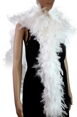 80 Gram 2 Yards Long Turkey Chandelle Feather Boa 10 Color, Great for Party, ... - Image 1 of 4