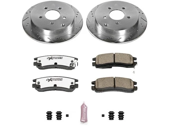 Kit de pastillas de freno trasero y rotor para Pontiac Montana 2002-2004 AWD 2003 SC693GW Foto 1 de 1