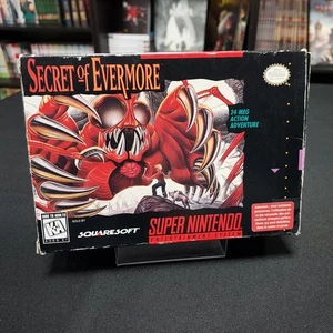 Secret of Evermore Super Nintendo SNES Complet NTSC-U/C - Foto 1 di 17