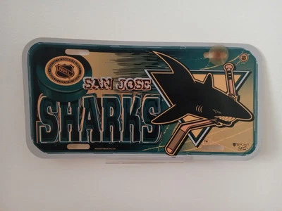 San Jose Sharks NHL Hokey Etiqueta de Coche Plástico Colgante Placa Wincraft Deportes  Foto 1 de 4