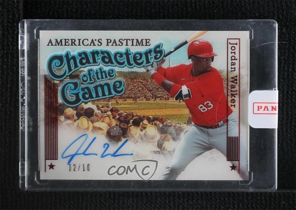 2023 Panini Chronicles Red /10 Jordan Walker #COG-JW Rookie Auto RC - Image 1 of 2