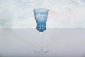 Römer Glas Kristal blau Überfang - Bild 1 von 3