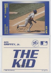1990 Star Ken Griffey Jr Blue Ken Griffey Jr #11 HOF
