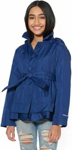 London Fog Girls Lightweight Trench Jacket Size 4 5/6 6X 7/8 10/12 14/16 - Picture 1 of 1