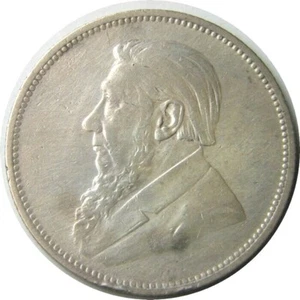 elf ZAR South Africa 2 Shillings 1896 Silver Boer Wars - Picture 1 of 2