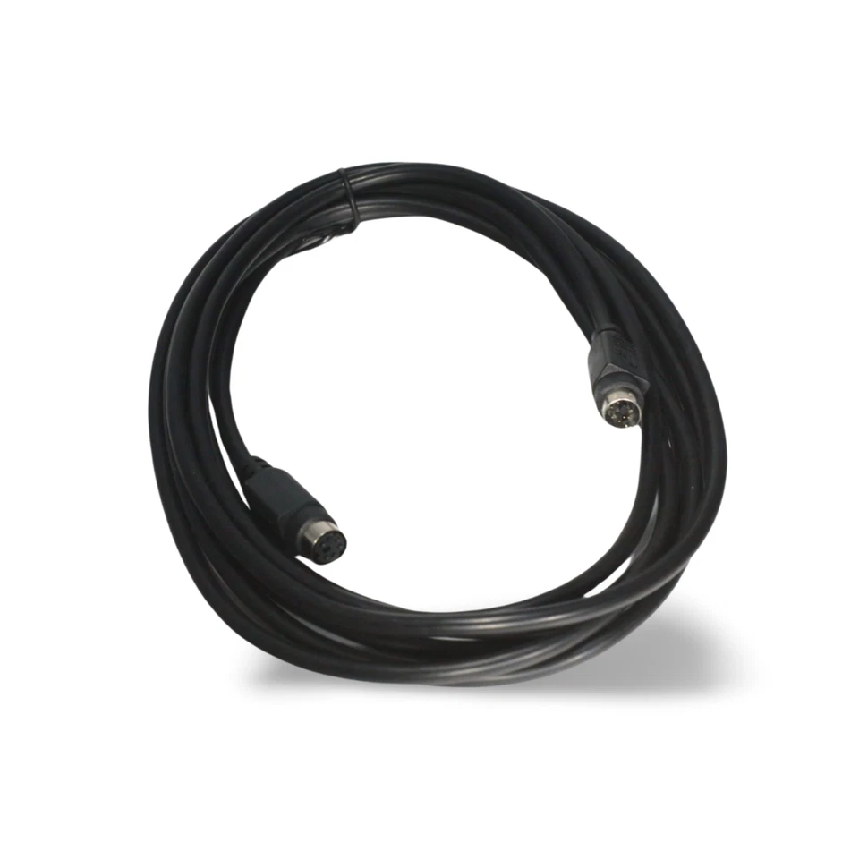 10ft PS2 Mouse Extension Cable Mini DIN 6 Male to Female - Black - Image 1 of 1