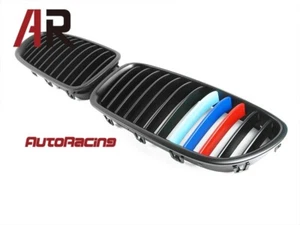 Matte Style M Color Black BMW F10 Sedan 4Dr Front Grill Grilles 528i 535i 550i - Bild 1 von 2