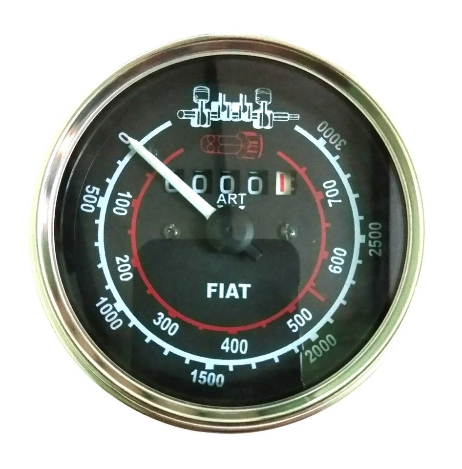 ACW Fiat Tachometer 450 480 480-8, 550 500 540, 600 640 900 1000 Tractor - Image 1 of 3
