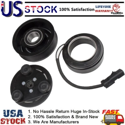 KIT EMBRAGUE COMPRESOR DE AIRE ACONDICIONADO POLEA BOBINA SE ADAPTA A DODGE DAKOTA 2006-2009 5,9 L 6,7 L EE. UU. Foto 1 de 4
