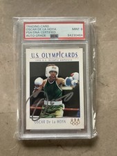 1992 Impel Olympic Cards Oscar De La Hoya #23 Rookie PSA DNA 9 Auto Authentic
