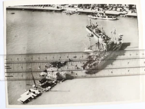 SUEZ CRISIS 1956 Press Photo Keystone Block Ships In Canal, Naval Salvage Vessel - Picture 1 of 2