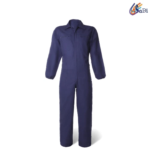 TUTA DA LAVORO MECCANICO OFFICINA BLU IN COTONE MASSAUA INTERA CON CERNIERA ZIP - Immagine 1 di 1