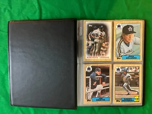Seattle Mariners 1987 Topps Team Set con álbum de coleccionista de 40 cartas. - Imagen 1 de 10