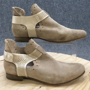 Botas para mujer Regarde Le Ciel 40 Chelsea de cuero bronceado punta redonda tirón - Imagen 1 de 10