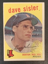 2008 Topps Heritage 50th Anniversary 1959 buyback #384 Dave Sisler Red Sox