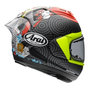 Arai RX-7V Evo Tatsuki Replica Matt Motorcycle Helmet Race + Pinlock Ece 2206 - Picture 1 of 2