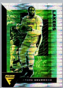 2020-21 Panini Flux #81 Andre Drummond Silver Pulsar Prizm Los Angeles Lakers - Bild 1 von 2