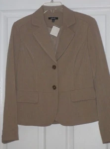 *** RAFAELLA ANZUG JACKE BLAZER DAMEN GR. 4 CAMEL 2-WEGE-STRETCH UVP: 69,00 $ NEU MIT ETIKETT - Bild 1 von 1