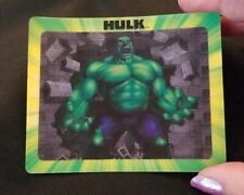 2003 Hulk 3D Collector Card  Cheese Nips Ritz Bits  Marvel Hologram # 1 of 3 Vtg