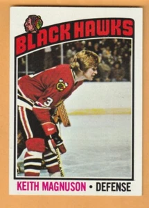 Keith Magnuson Chicago Blackhawks 1976-77 Topps #125 - Imagen 1 de 2