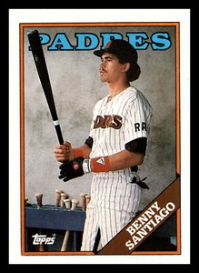 1988 Topps Benny Santiago San Diego Padres #693 Centered Mint