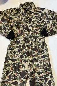WALLS BLIZZARD PRUF - VTG Insulated Duck Camo Hunter Coveralls - XL Tall 46-48 - Picture 1 of 14