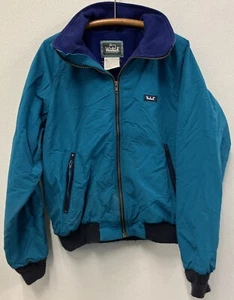 Vintage años 80 L.L. Chaqueta de calentamiento Bean para hombre L verde azulado mediana - Imagen 1 de 8