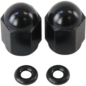 Ballards Black Billet Valve Caps - Picture 1 of 1