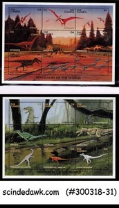 GAMBIA - 1997 DINOSAURIER DER WELT - 2ER SET KLEINBOGEN POSTFRISCH - Bild 1 von 1