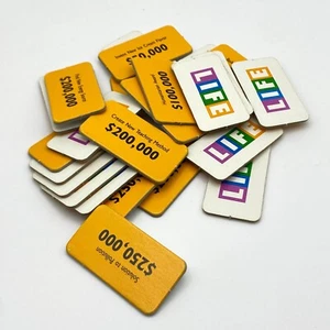 The Game of Life 25 Life TIles 1991 Replacement Pieces Parts - Picture 1 of 1
