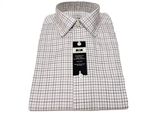 Joseph Abboud Herren 100er 2-lagig Ägyptische Baumwolle Anzughemd Größe 16 1/2 32/33 - Bild 1 von 3