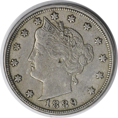 1889 Liberty Nickel RPD 5 Choice EF Uncertified #300 Cover