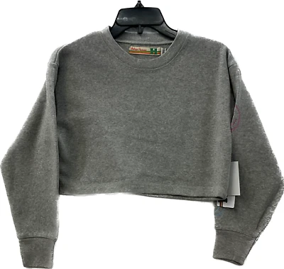 Sudadera corta vintage Havana manga larga para mujer talla M 10-12 gris juniors Foto 1 de 4