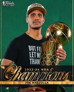 Trofeo Joe Mazzzzula Boston Celtics 2024 Campeones Finales NBA Foto 8x10 NBA - Imagen 1 de 1