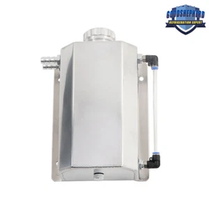 For Universal Coolant Radiator Overflow Recovery Water Tank Bottle Aluminum 2L - Bild 1 von 10
