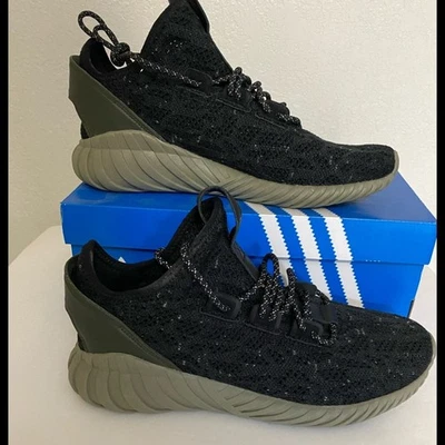 NEW Adidas tubular doom black 9 mens - Image 1 of 4