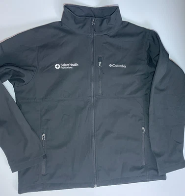 Columbia Ascender Jacket Soft shell Coat Mens XL Black Omni-shield Hiking - Image 1 of 4