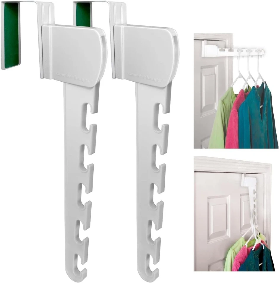 Wonder Hanger over the Door 3-Pack Organizer for Clothes Hangers, Space-Saving C - Image 1 of 2