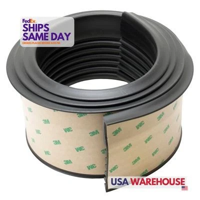 Pacer 21-105, One Black Vinyl Rail-Guard Vinyl Rail Pr Otector - 6Ft Tailgate K  Foto 1 de 4