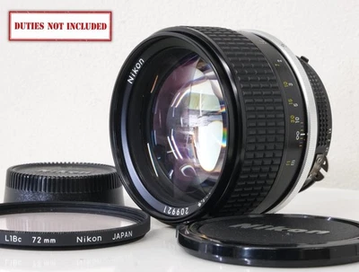 [MINT+++] Nikon Ai-s Ais Nikkor 85mm f1.4 Portrait SLR MF Lens From JAPAN - Image 1 of 4