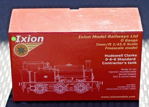 Ixion O Gauge Hudswell Clarke 0-6-0T Std Contractor's Tank Loco - Apple Green - Picture 1 of 7