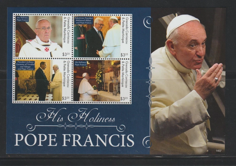 == GRENADE/CARRIACOU – Bloc** Pape François & présidents – Année 2014 == - Imagen 1 de 1