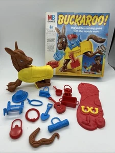 Vintage Milton Bradley BUCKAROO Game Parts & Instructions No Box - Picture 1 of 10