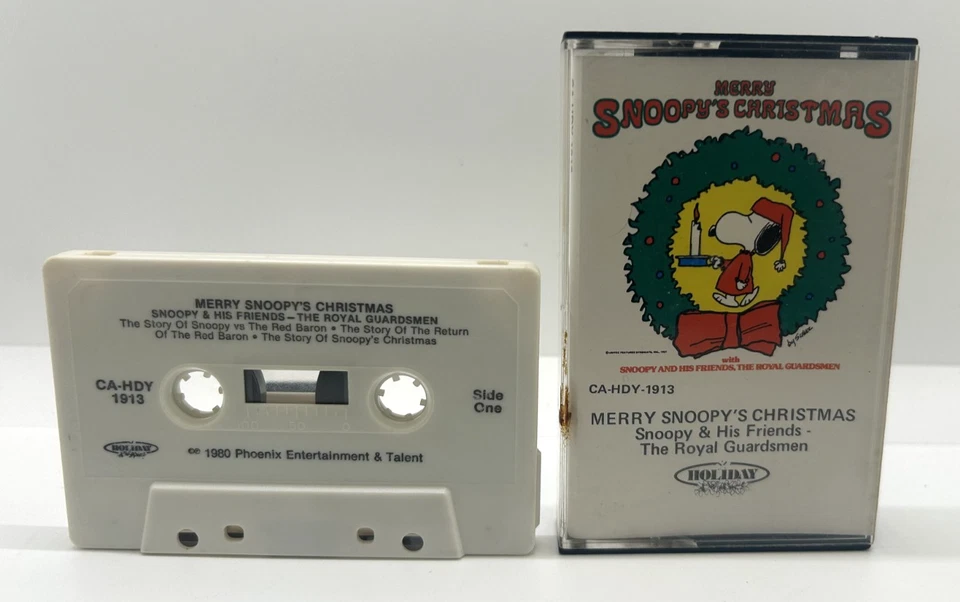 Merry Snoopy's Christmas and His Friends Peanuts The Royal Guardsmen Cassette - Image 1 of 4